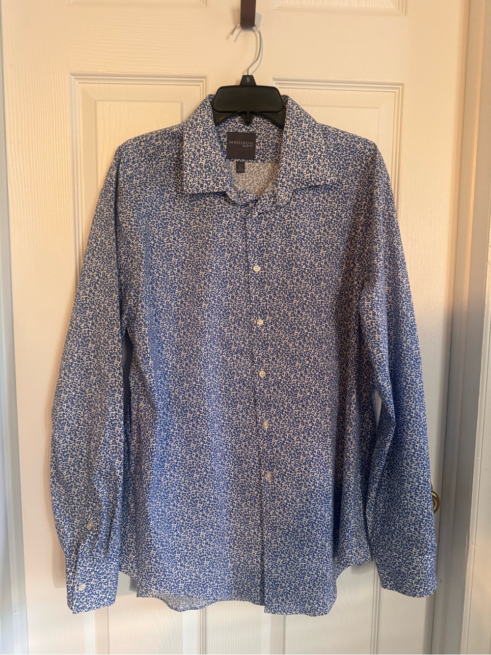 Madison Blue Small Floral Button-Up Shirt